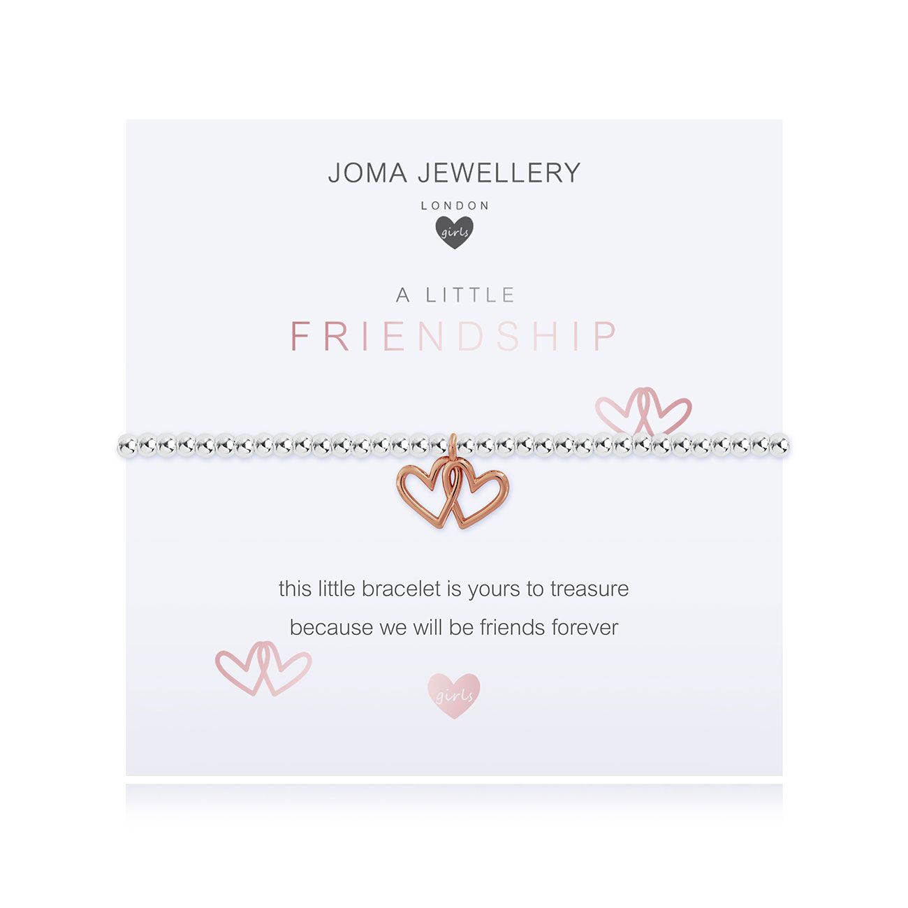 Joma Girls a little Friendship Bracelet - hearts | More Than Just A Gift