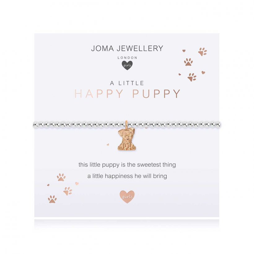 Joma Jewellery Children's a little Happy Puppy Bracelet | More Than Just A Gift