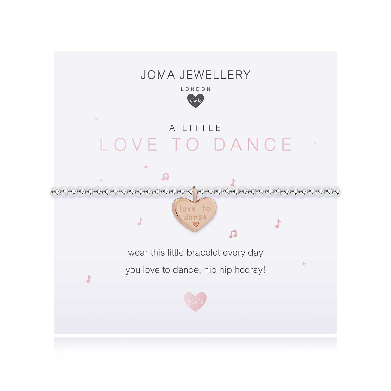 Joma Jewellery Children's a little Love To Dance Bracelet | More Than Just A Gift | Authorised Joma Jewellery Stockist| More Than Just A Gift