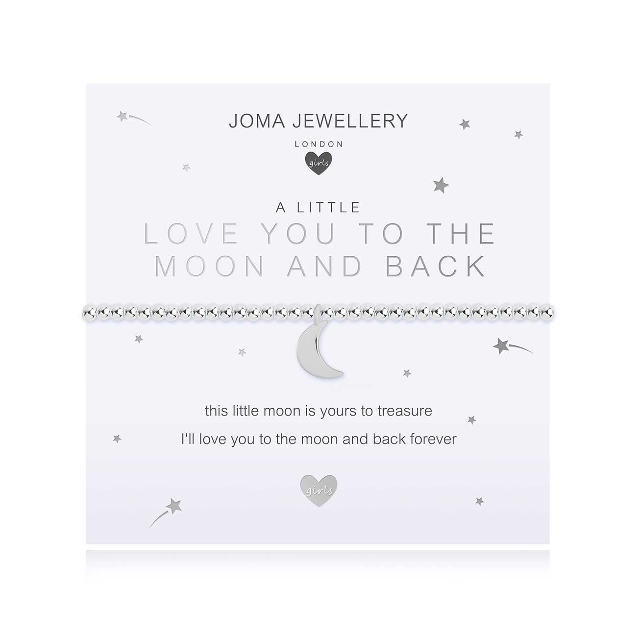 Joma Jewellery Children's a little Love You To The Moon And Back Bracelet | More Than Just A Gift | Authorised Joma Jewellery Stockist| More Than Just A Gift