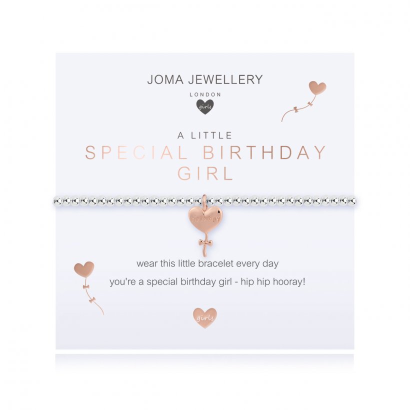 Joma Jewellery Girls A Little Special Birthday Girl Bracelet