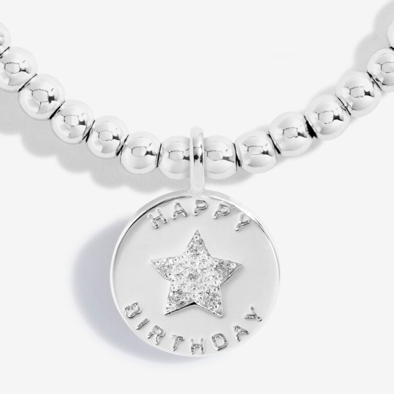 Joma Jewellery Girls Happy Birthday Star Bracelet