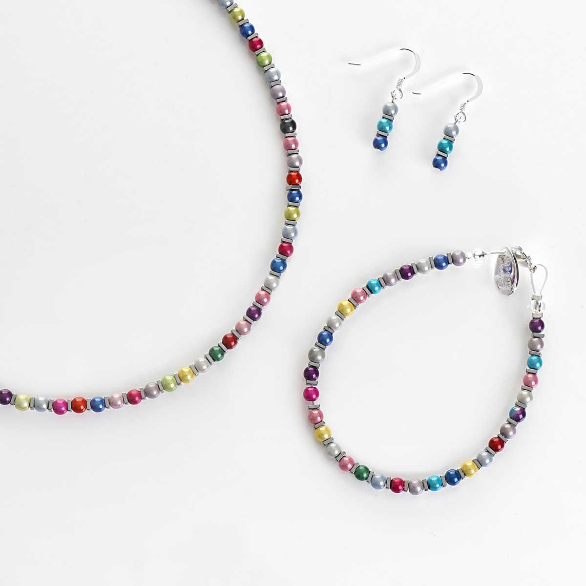 Carrie Elspeth Blues Miracle & Haematite Earrings - More Than Just a Gift | Narborough Hall