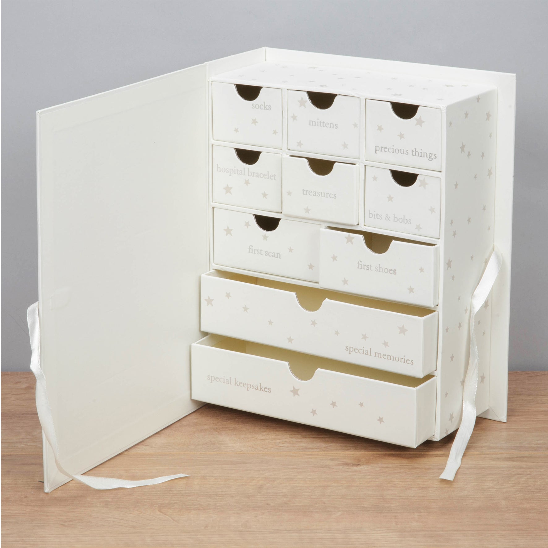 Bambino Baby Keepsake Box with Drawers