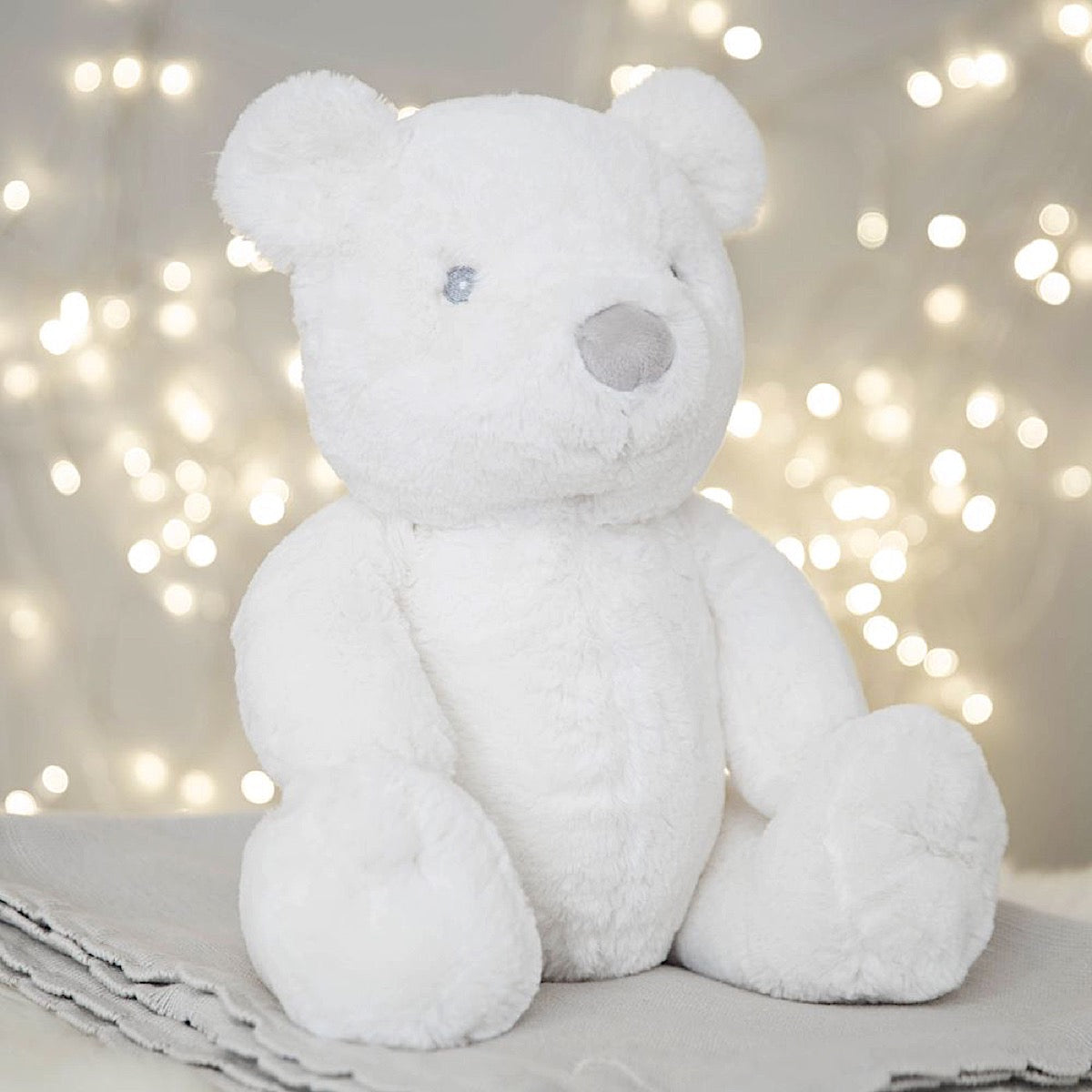 Bambino White Plush Bear 31cm