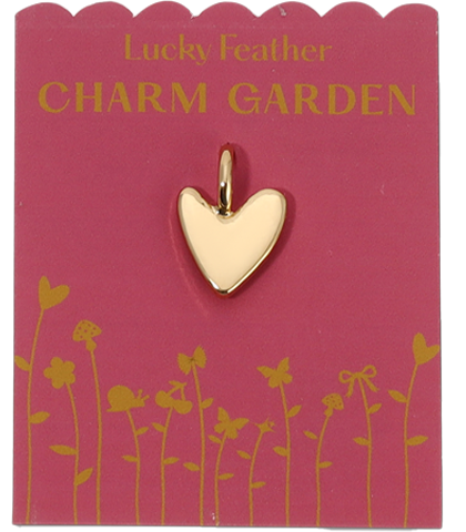 Lucky Feather - Charm Garden - LOVE - Organic Heart