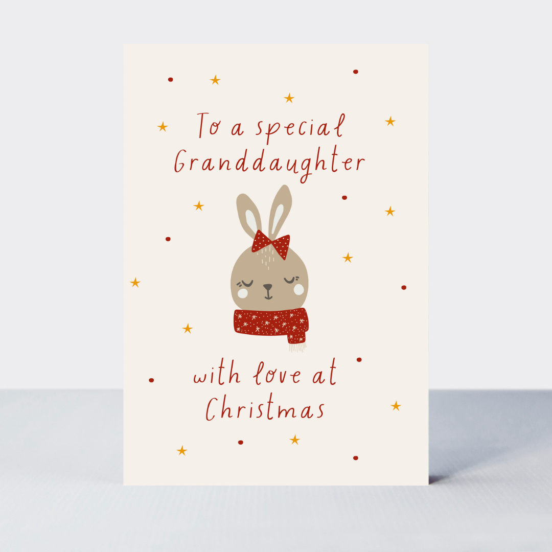 Cosy Christmas Granddaughter Card