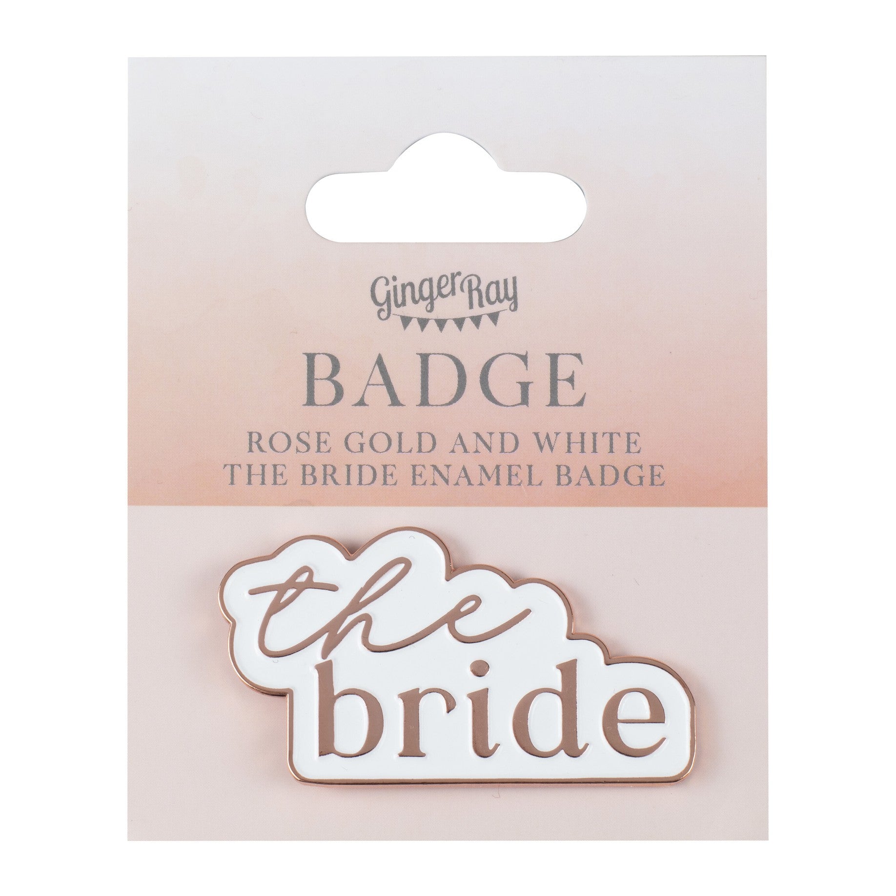 The Bride Enamel Hen Party Badge