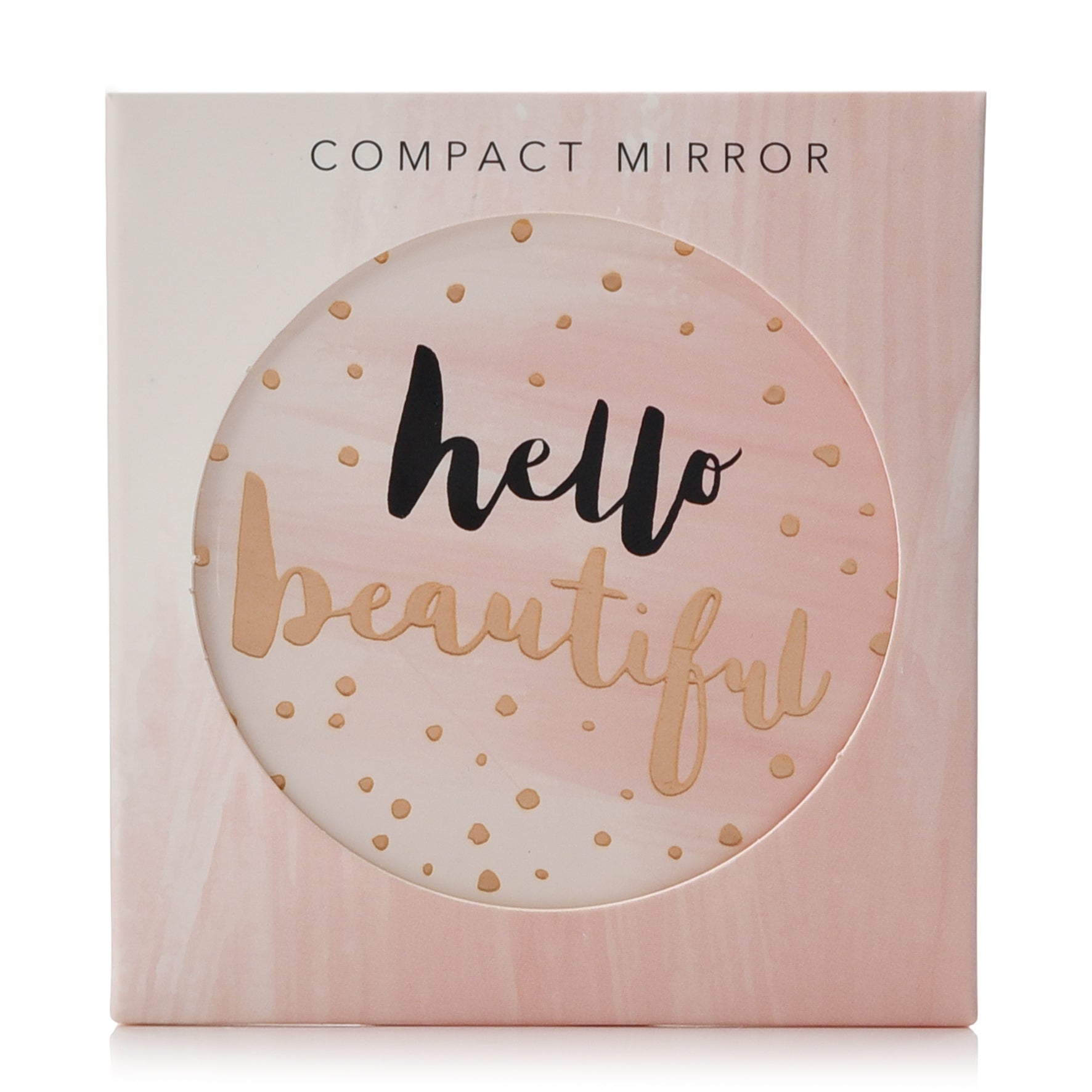 Luxe Hotpotch 'hello beautiful' Compact Mirror