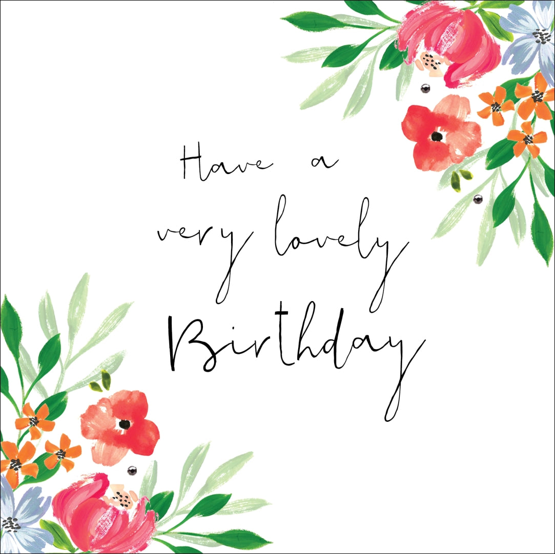 Hedgerow - Have a Very Lovely Birthday Card