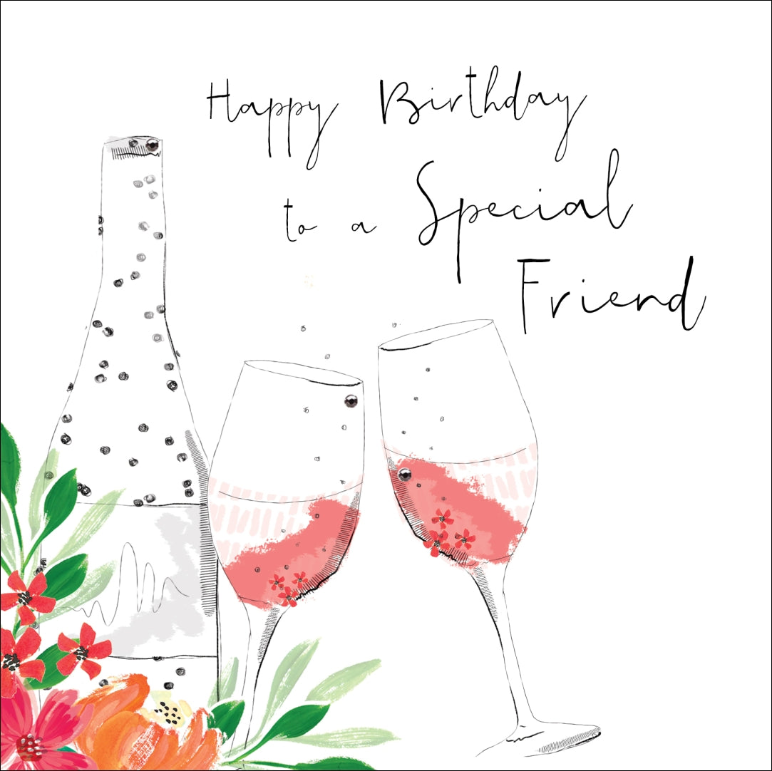 Hedgerow - Happy Birthday to a Special Friend Card