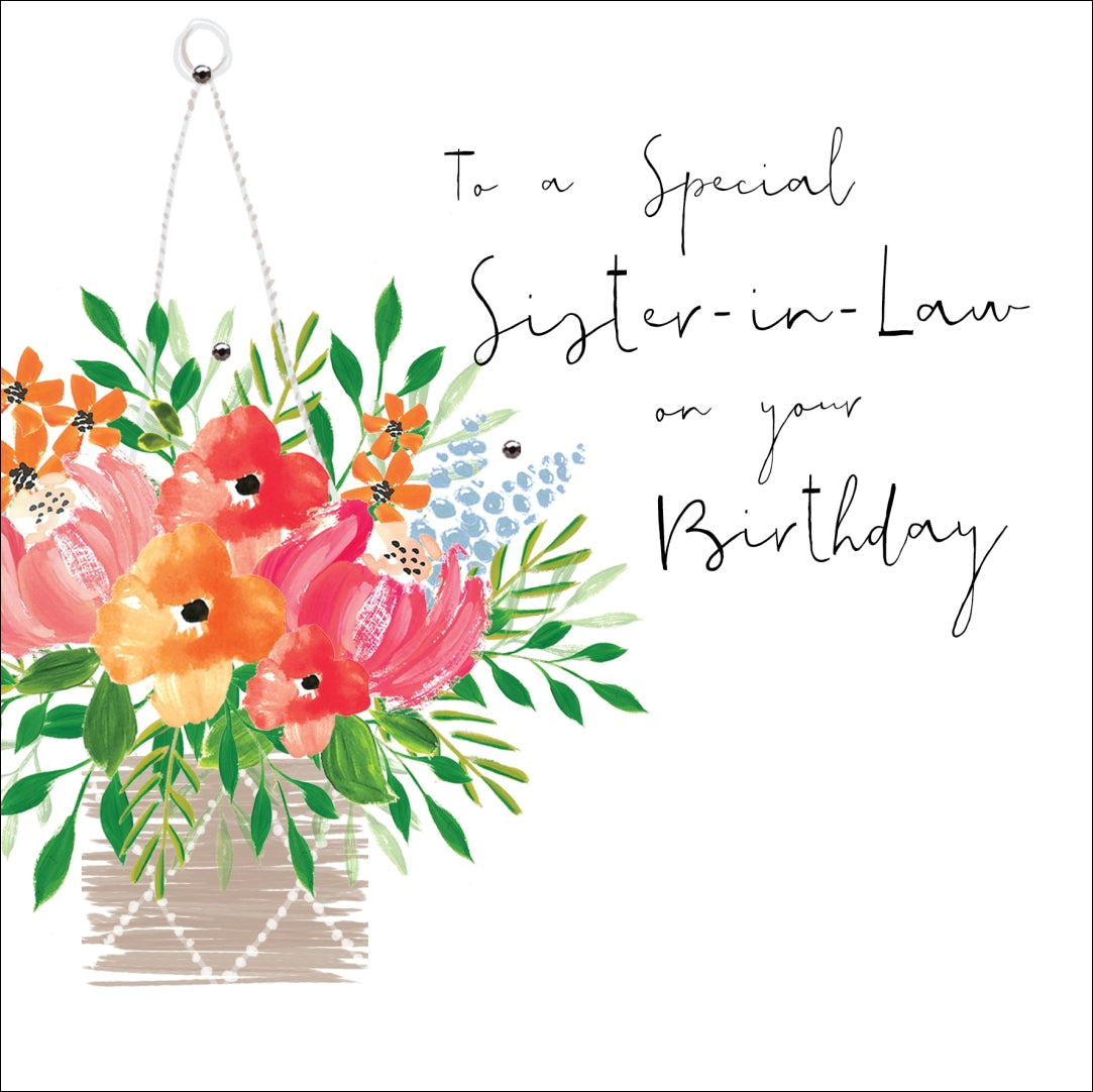 Hedgerow - Special Sister in Law Birthday Card
