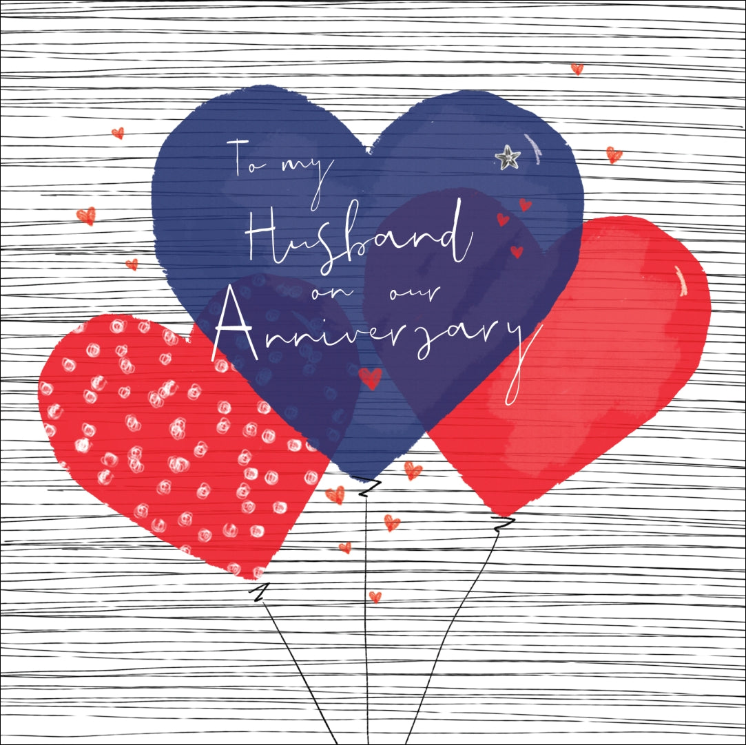 Hedgerow - Husband Anniversary Card