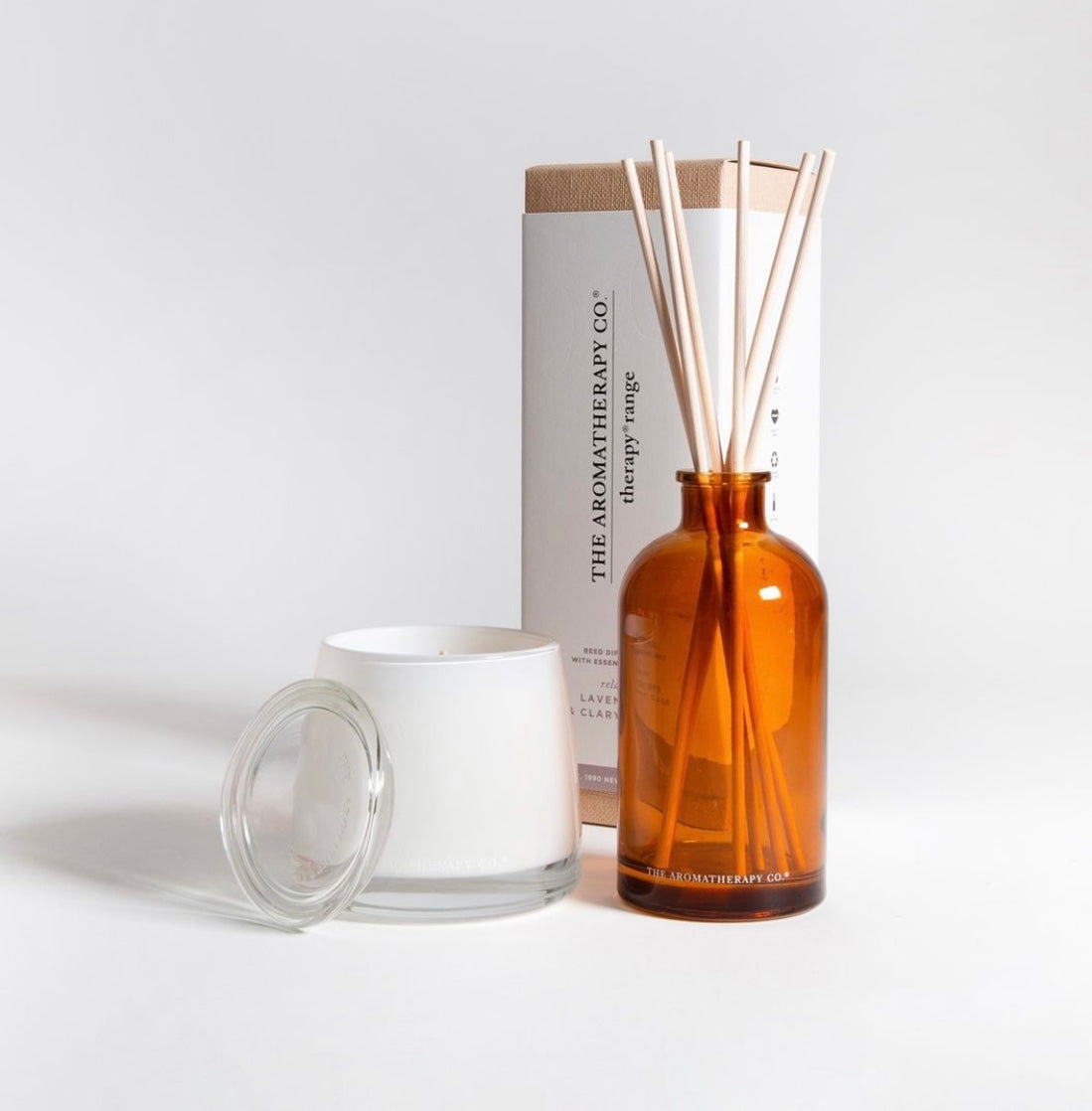 The Aromatherapy Co Therapy Range Soothe Petitgrain & Peony Reed Diffuser