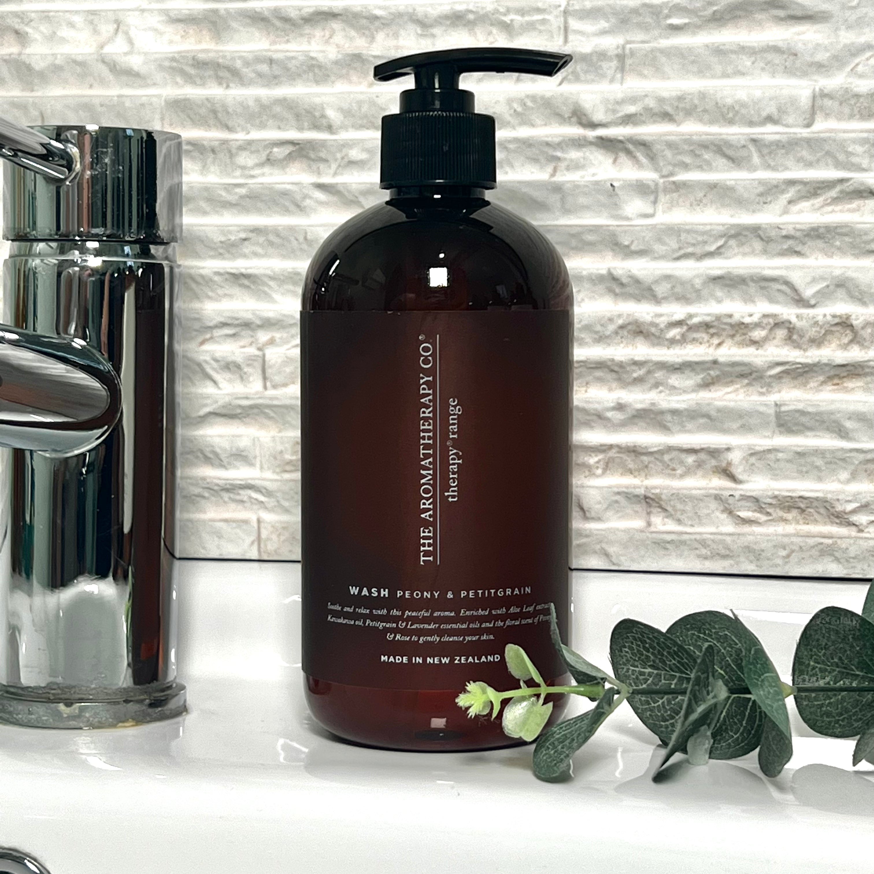 The Aromatherapy Co Therapy Range Soothe Petitgrain & Peony Wash