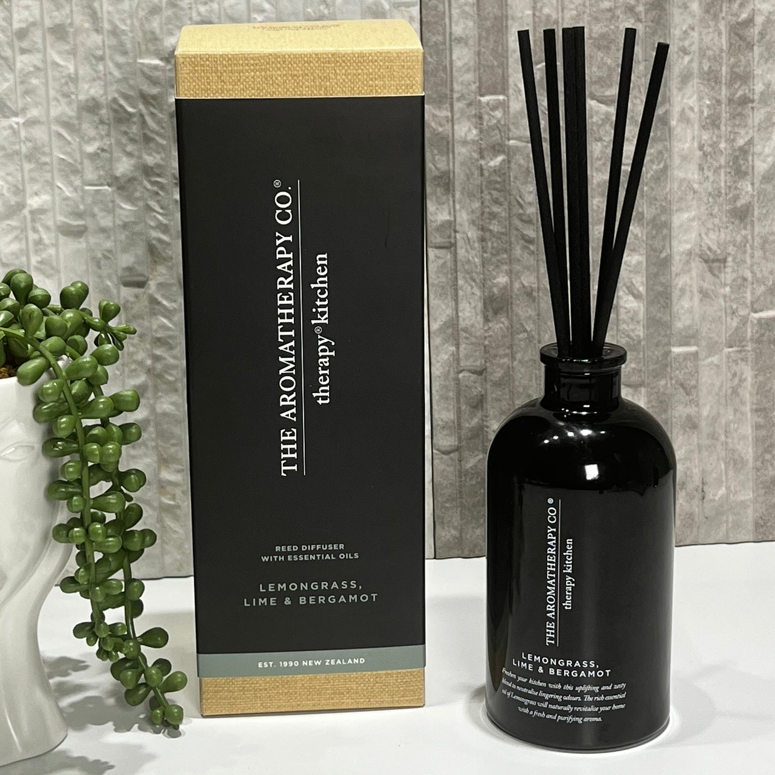 The Aromatherapy Co Therapy Kitchen Lemongrass Lime & Bergamot Diffuser