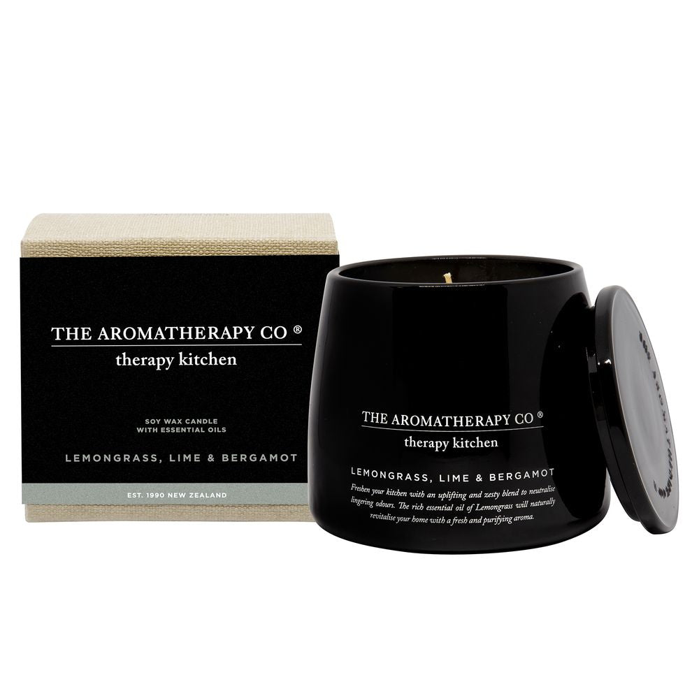 The Aromatherapy Co The Aromatherapy Co Therapy Kitchen Lemongrass,Lime & Bergamot Candle at More Than Just A Gift