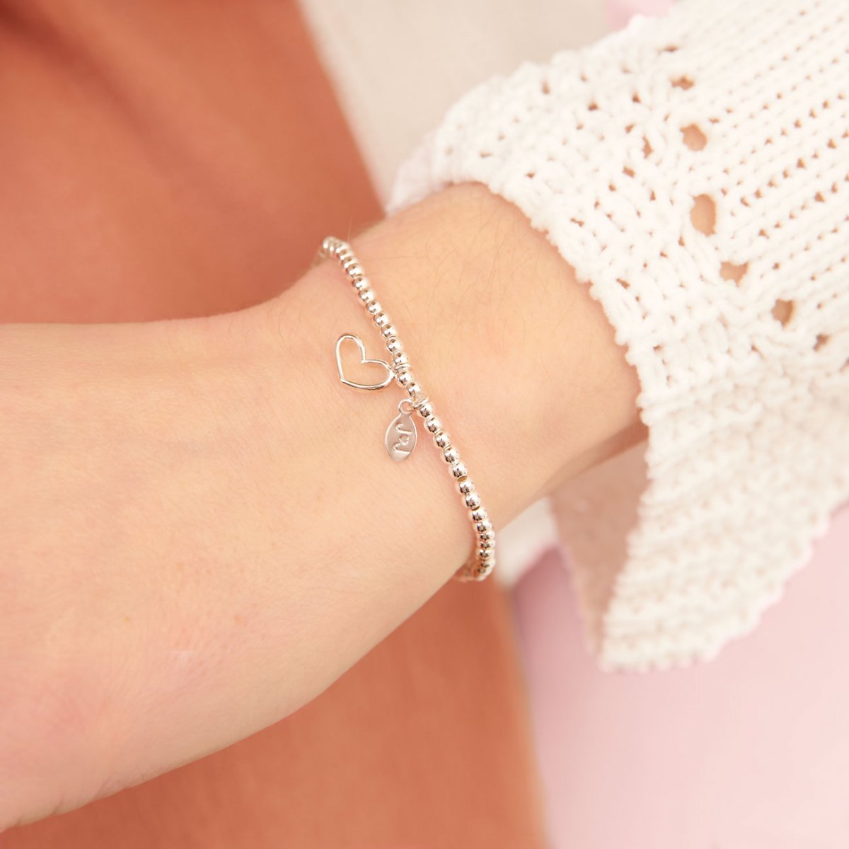 Rose Gold Plated Auntie Bracelet Created with Zircondia® Crystals by Philip  Jones Jewellery