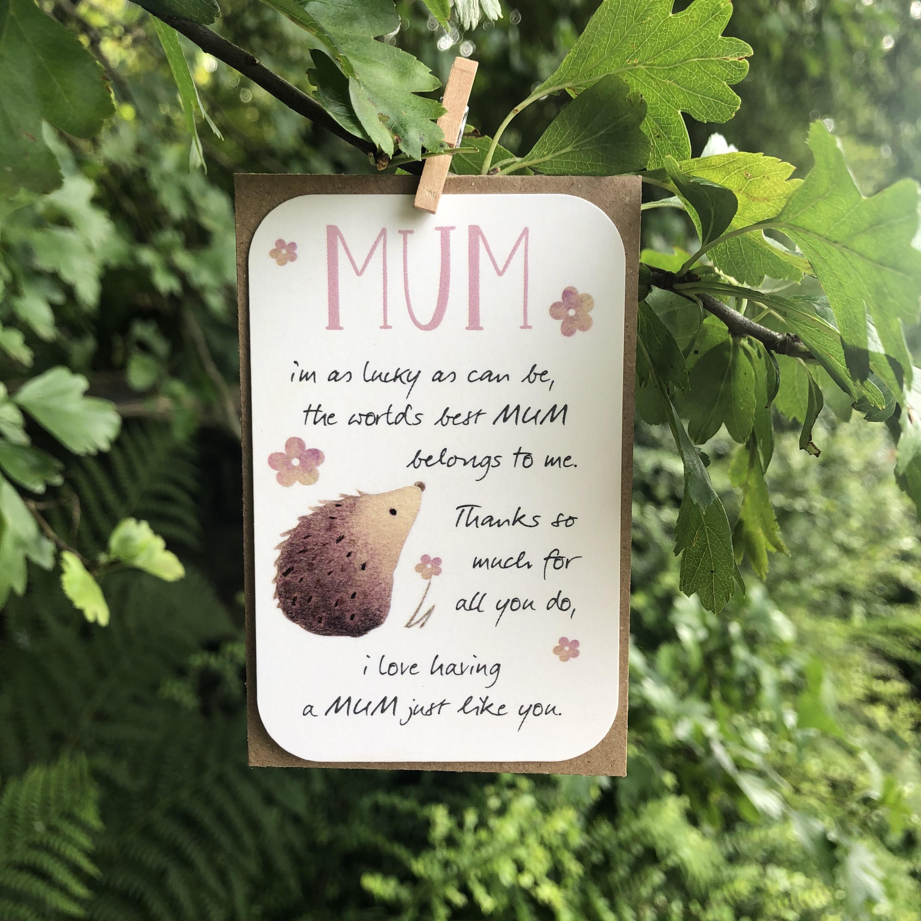 Ginger Betty Mum Keepsake Wallet Card