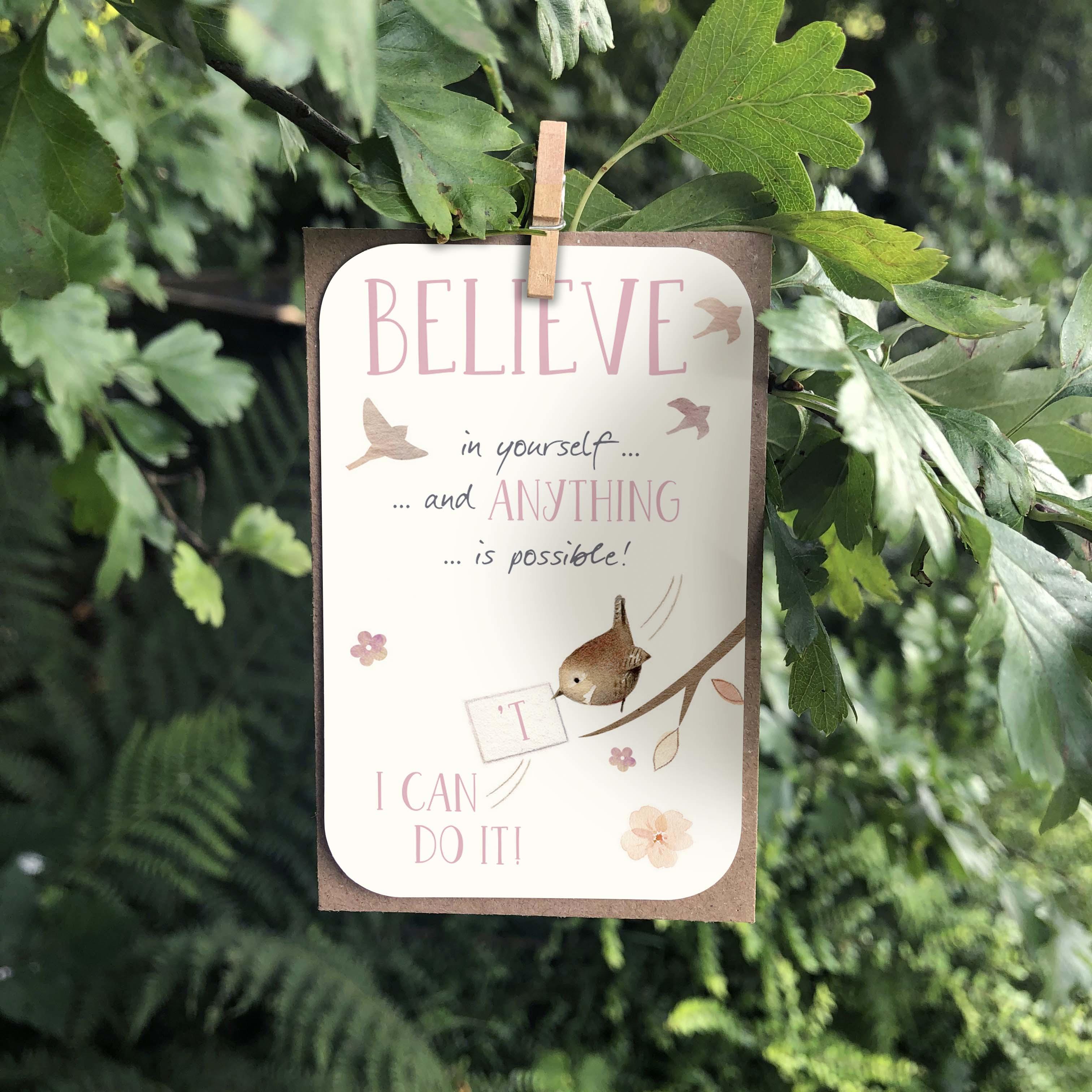 Ginger Betty Believe in Yourself Wallet Card