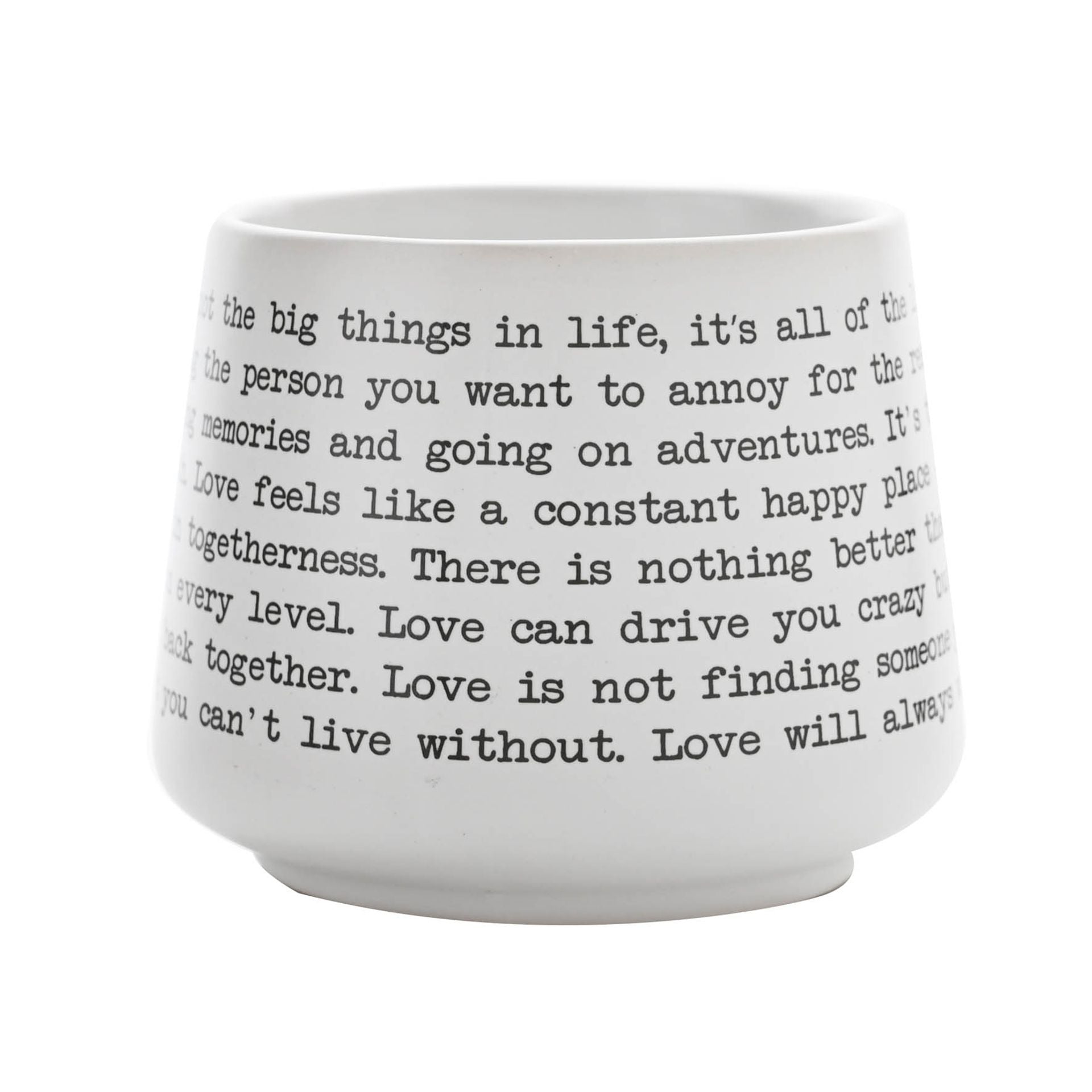 Moments Stoneware Mug - Love