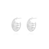 Joma Jewellery Palm Hoop Statement Earrings