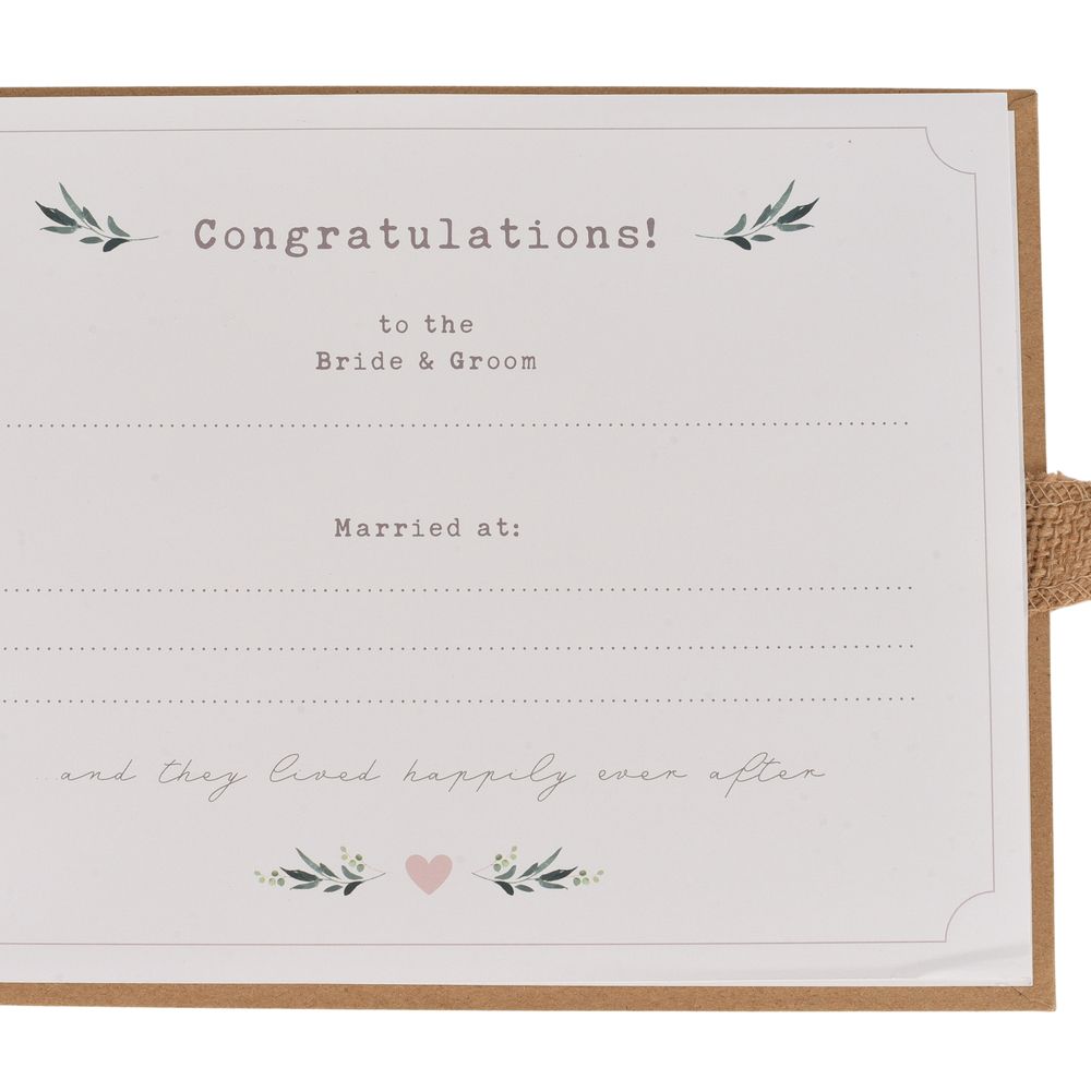 Love Story Wedding Guest Book