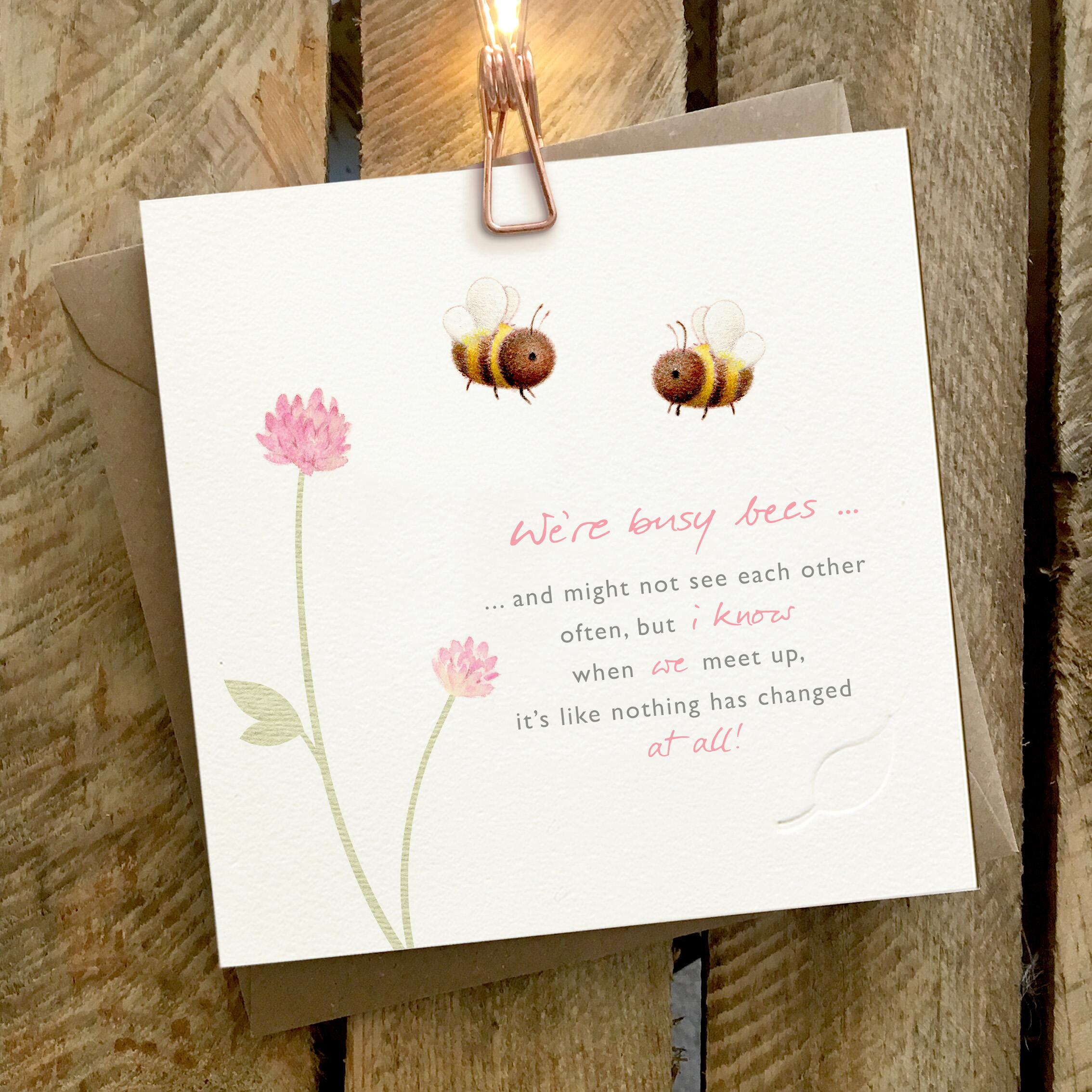 Ginger Betty Busy Bees Card