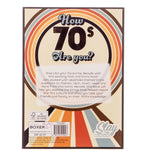 How 70s Are You? Trivia Book